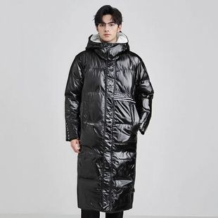 YHG011013G 连帽羽绒服 加长加厚男士 长款