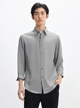 YPUT男装时尚休闲长袖衬衫YHG103043A