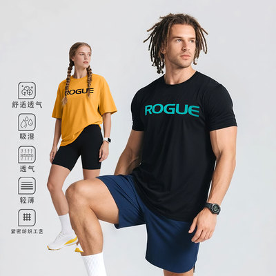 ROGUE男子综训短袖 CF运动速干深蹲跑步健身训练T恤