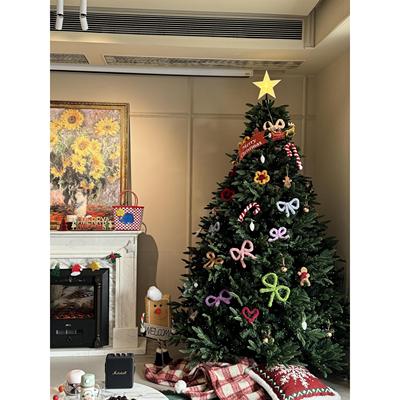 【圣诞树装饰】扭扭棒圣诞树装饰小配件套装手工diy客厅场景布置