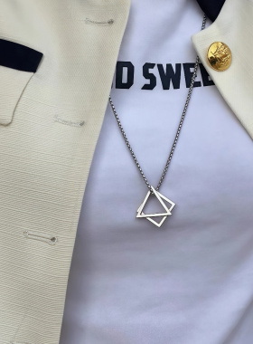 小众不同且有品味嘻哈设计吊坠链