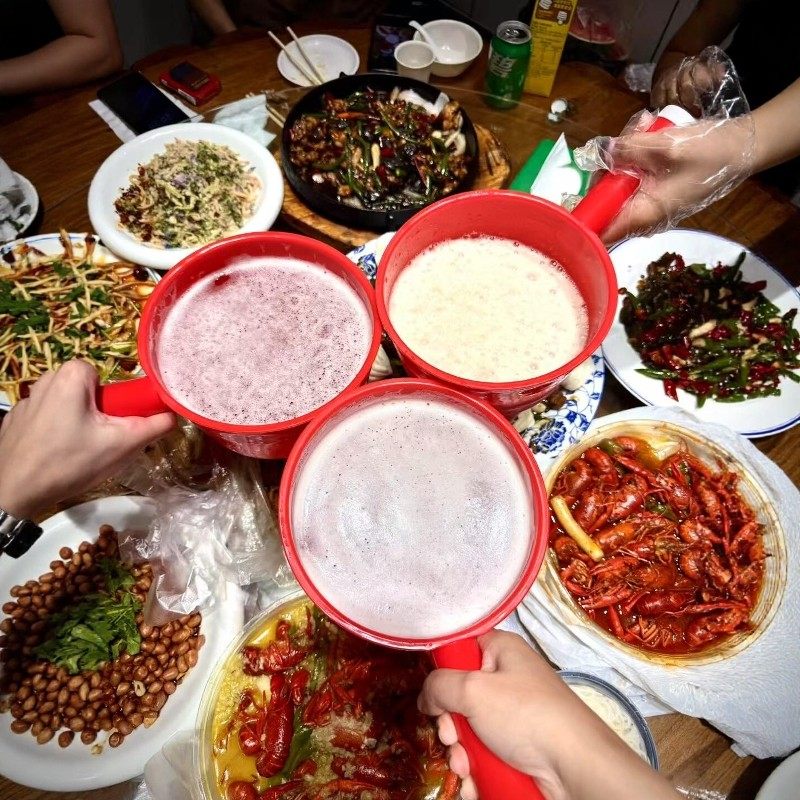 家庭聚会塑料酒杯超大红色水舀子喝酒水瓢过年聚会酒杯子闺蜜喝酒,厨房/烹饪用具,水舀/水瓢,淘宝优惠券,粉丝福利购,淘宝优惠卷