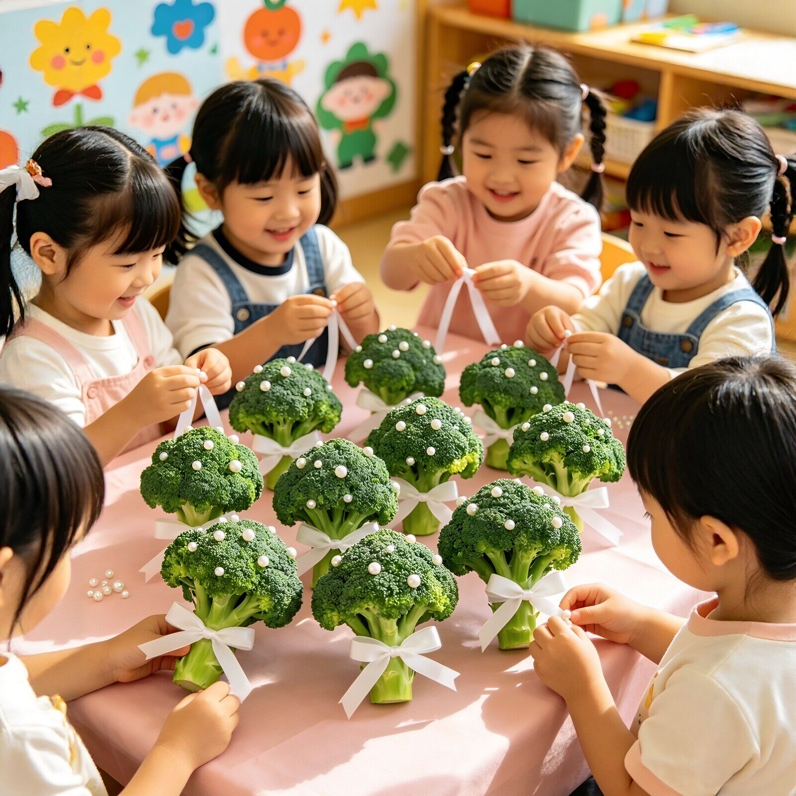 送妈妈实用幼儿园母亲节花束diy