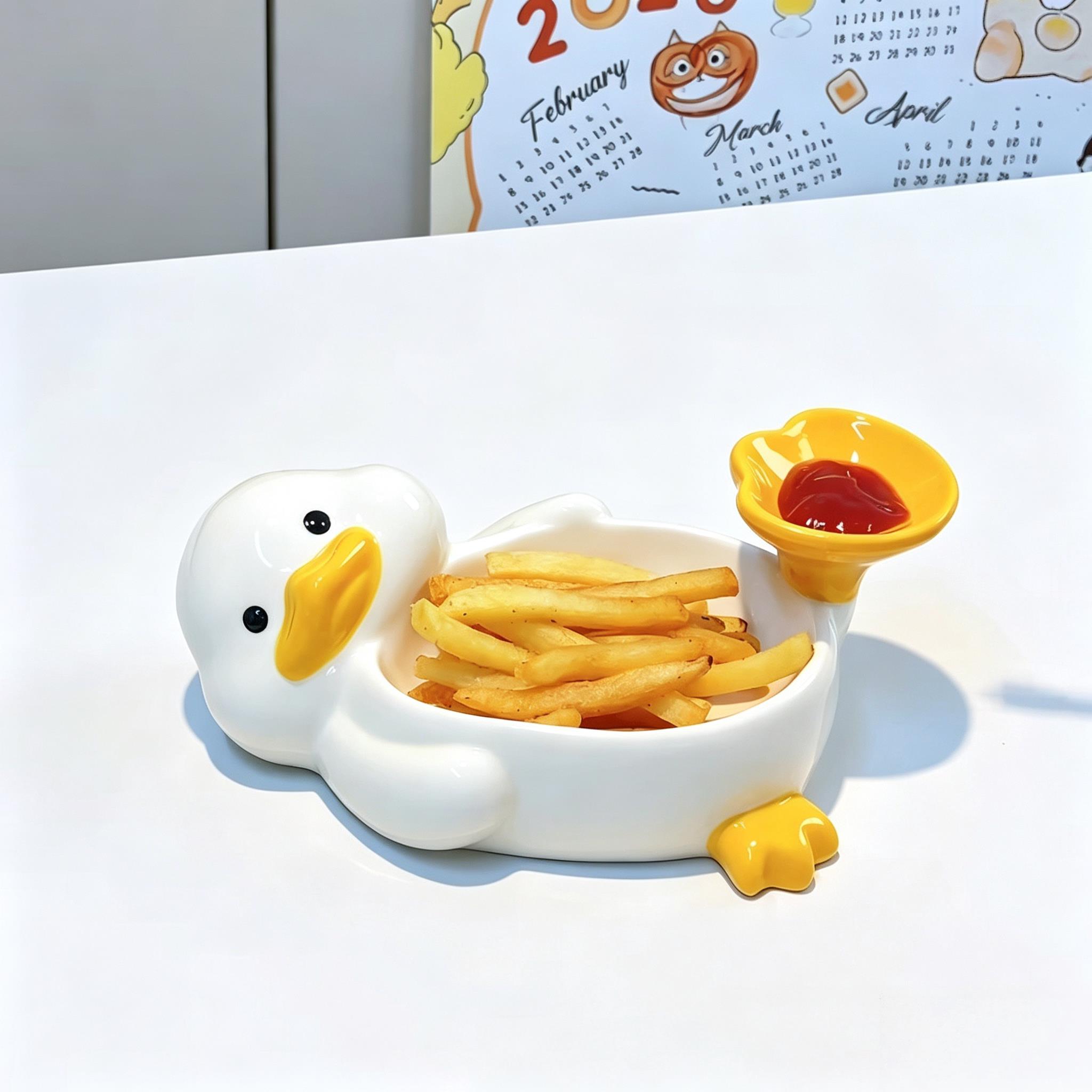 调味碟可爱鸭鸭蘸料碟创意家用