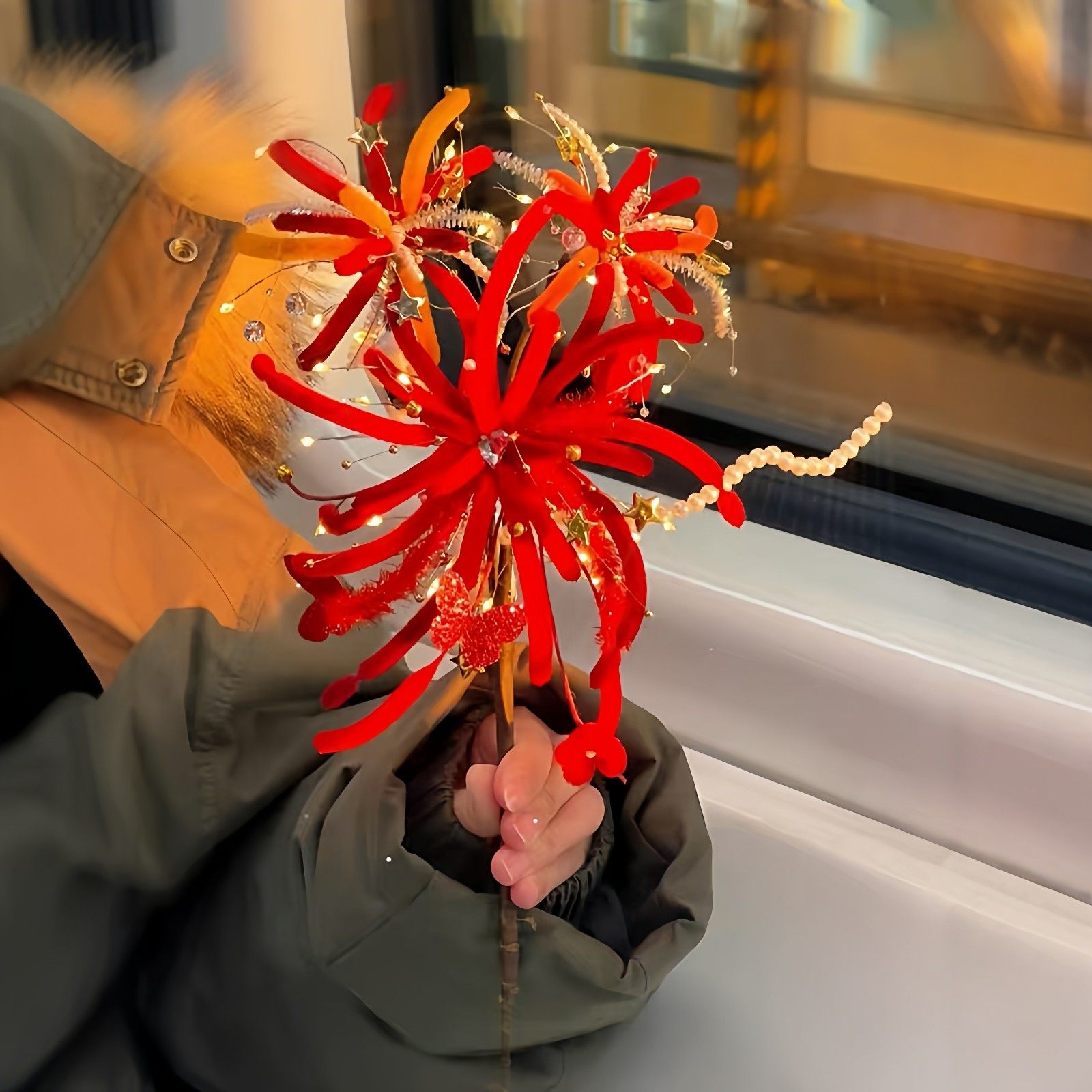 点燃你的新春烟花2026跨年夜元旦手持新年烟花灯扭扭棒diy材料包,节庆用品/礼品,节日装扮用品,淘宝优惠券,粉丝福利购,淘宝优惠卷