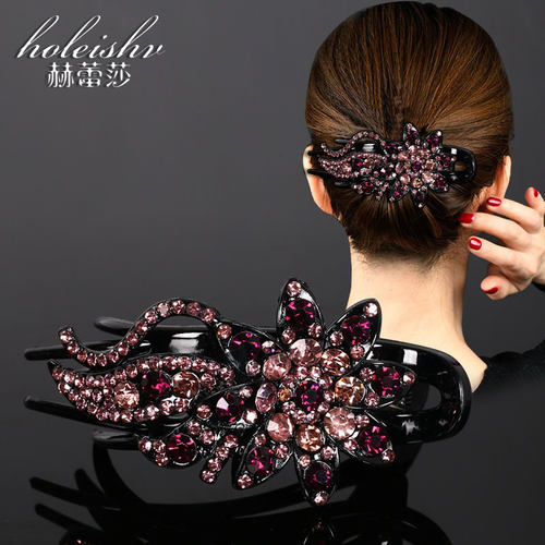 后脑勺发夹韩国头饰高档洗澡中号