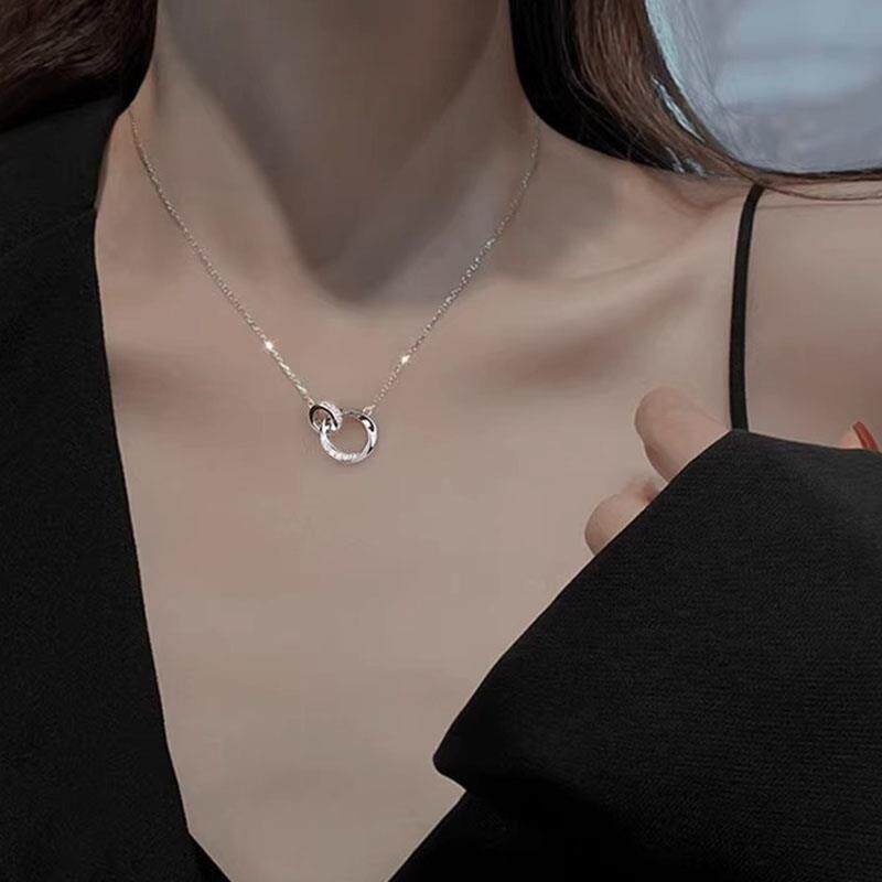 情人节礼物送女朋友S999纯银项链轻奢小众高级设计感2025新款配饰