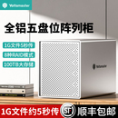 尤达大师台式电脑机械硬盘外接盒3.5寸硬盘柜多盘位SATA磁盘储存