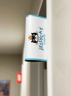 jellycat贴纸新家装饰入户门卧室装饰贴氛围墙贴儿童房间门上布置