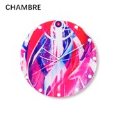 CHAMBRE日本原装 艺术挂钟雷石英钟 进口创意树脂时钟静音联名款