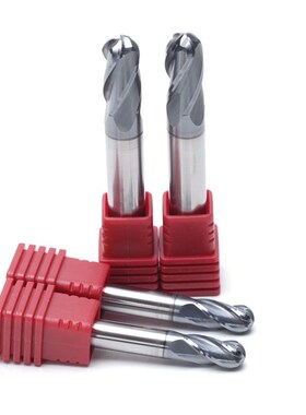 4刃高硬68度涂层钨钢合金球刀不锈钢高温合金镍基合金模具钢通用