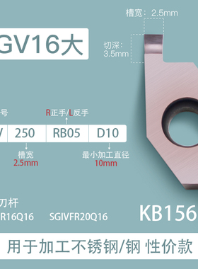 内孔端面槽刀杆刀片/小径/走心机/切槽/S12M-SVNFR 数控刀片 小径