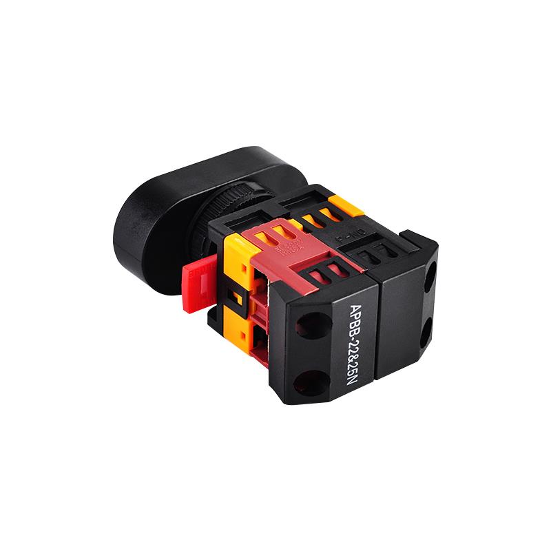 双位钮 APBB-22N 椭圆双头式 带灯按钮开关PPBB双键双位AS-22马克