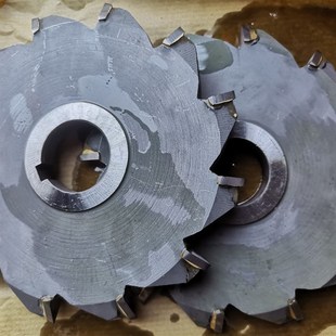 非标硬质镶合金双角铣刀三面刃v型槽钨钢异形铣刀 60度 90度120度