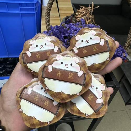 乔迟小仓鼠棉花糖粉扑可可爱爱巨软加厚干湿两用贝壳形化定妆工具