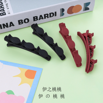简约磨砂懒人双层刘海编发发夹