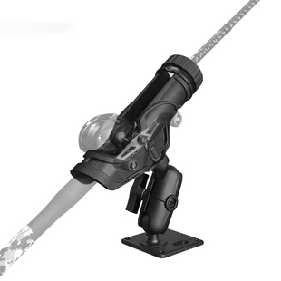 防腐蚀游艇皮划艇渔船钓鱼竿固定支架万向调节防失手路亚海竿支架