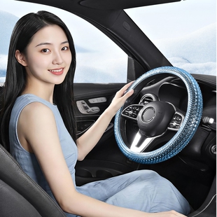 适用于奔驰A180C260E300汽车方向盘套凝胶汽车方向盘套通用型防滑