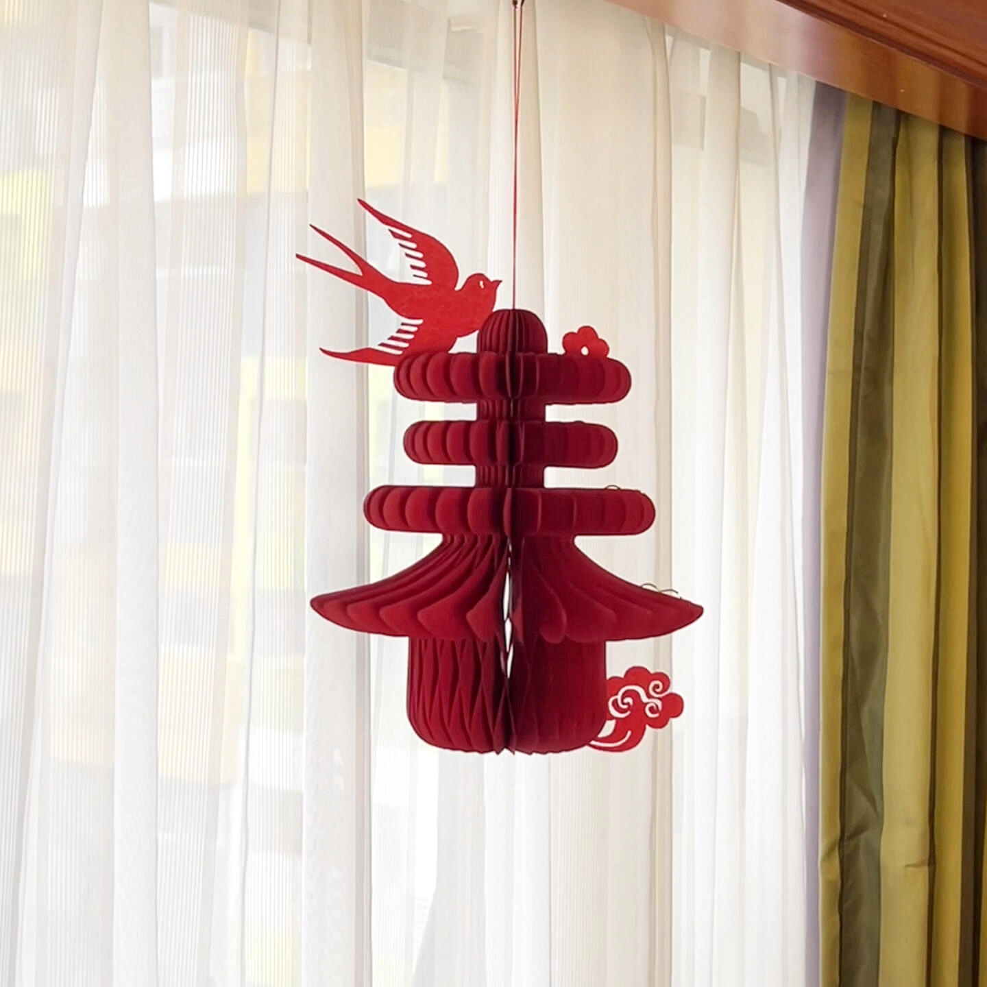 燕归春挂件春字灯笼新年布置装饰家居客厅场景布置2026新款