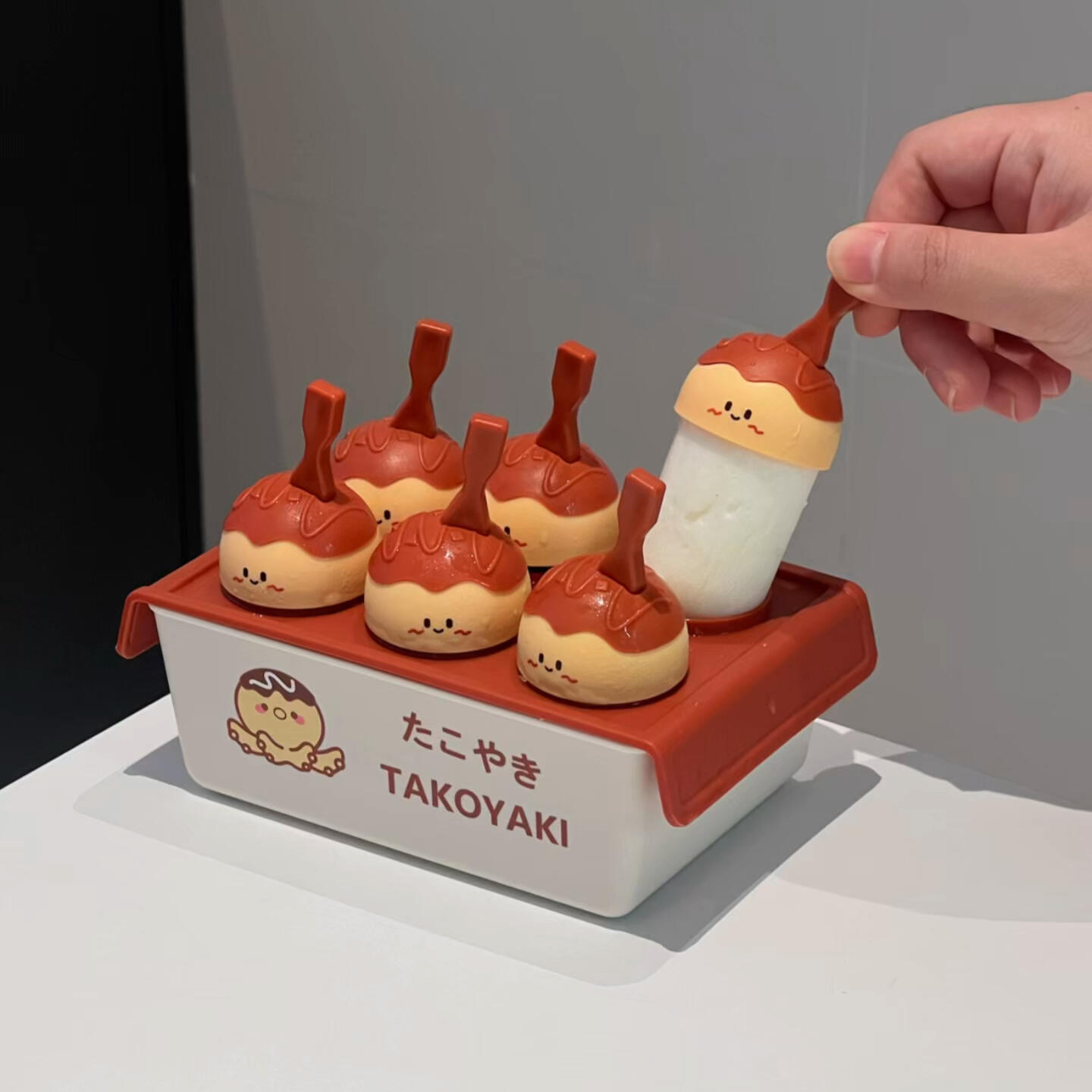 【新家的100个快递】章鱼烧冰格模具食品级软硅胶家用自制棒冰