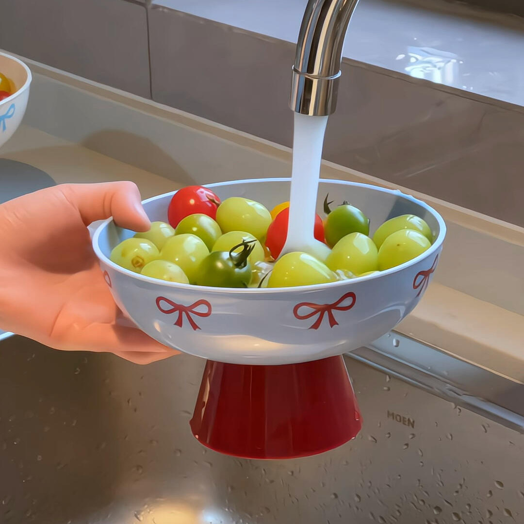 【新家的100个快递】果盘沥水篮客厅家用零食盘高颜值2025新款,餐饮具,果盆/果盘/果篮,淘宝优惠券,粉丝福利购,淘宝优惠卷