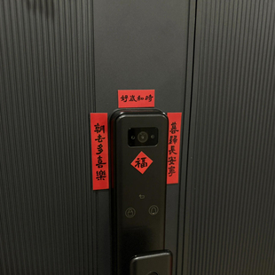 迷你小春联新年创意冰箱贴入户门对联春节蛇年软磁吸贴文创装饰贴