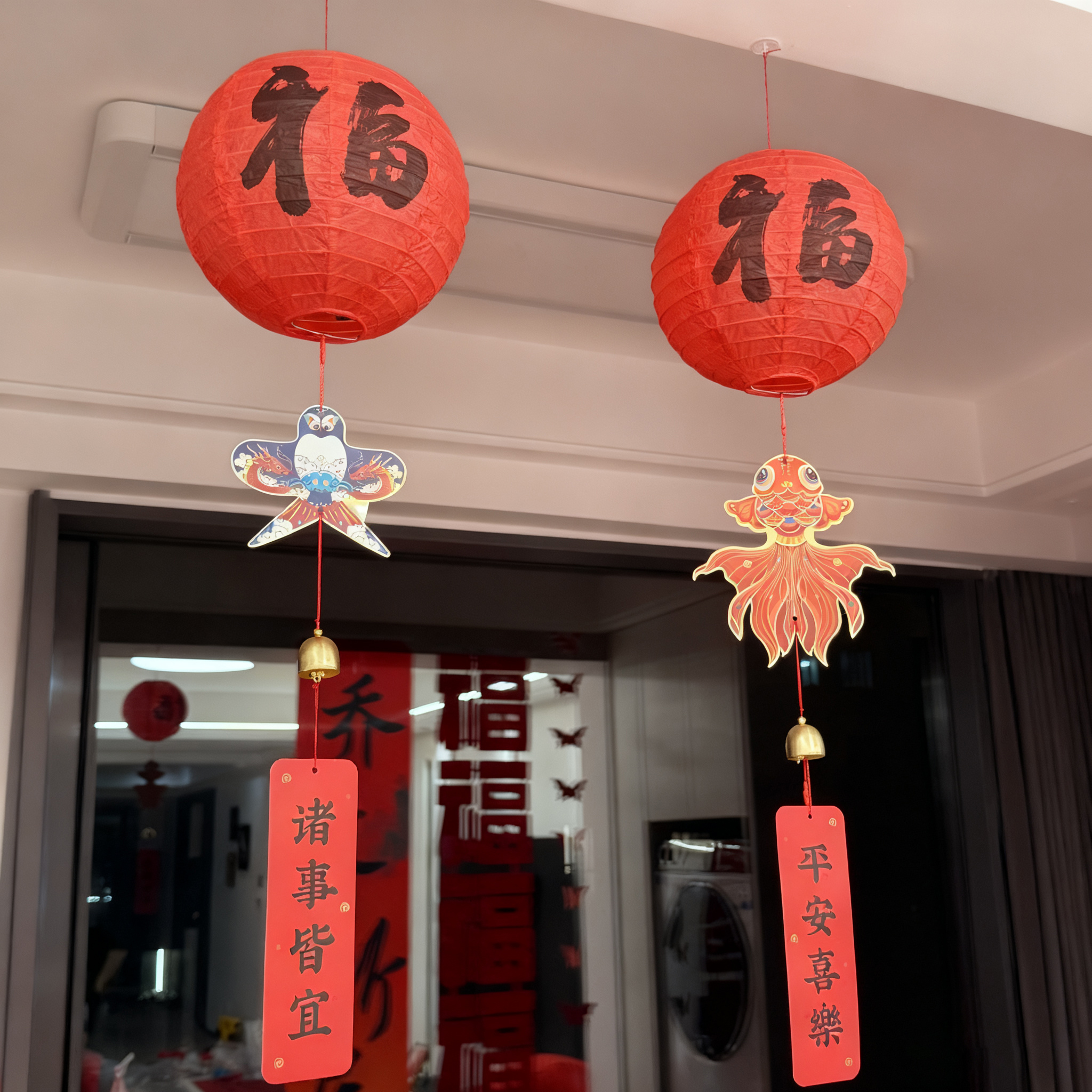 【新年装饰好物】纸鸢风铃挂件