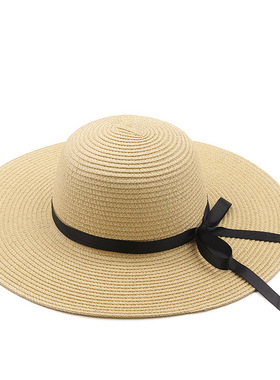 防晒时尚草帽Wide Brim Men Hat Panama Cowboy Hats Women