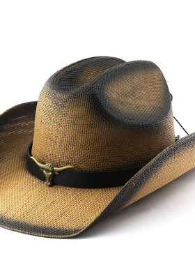时尚宽檐帽Jazz Hats CowboyWide Brim Men Hat Panama Women