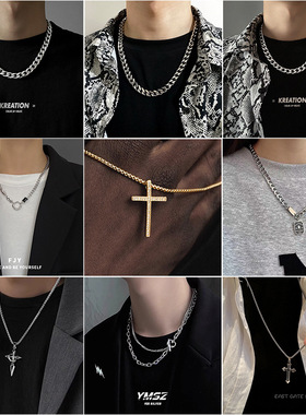 men necklace man choker 2026新款创意时尚潮人搭配热卖男士项链