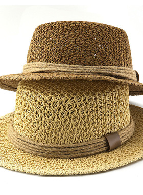 时尚宽檐帽Jazz Hats CowboyWide Brim Men Hat Panama Women