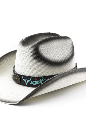 时尚宽檐帽Jazz Hats CowboyWide Brim Men Hat Panama Women