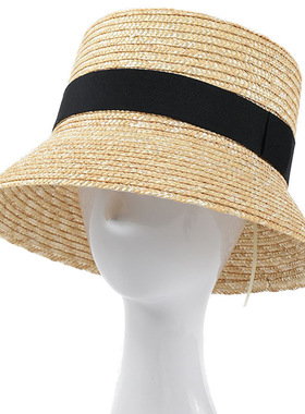 防晒时尚草帽Wide Brim Men Hat Panama Cowboy Hats Women