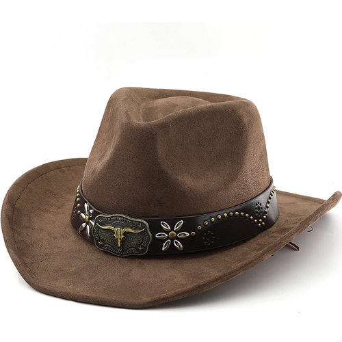 西部牛仔帽women men western cowboy hats jazz hippop