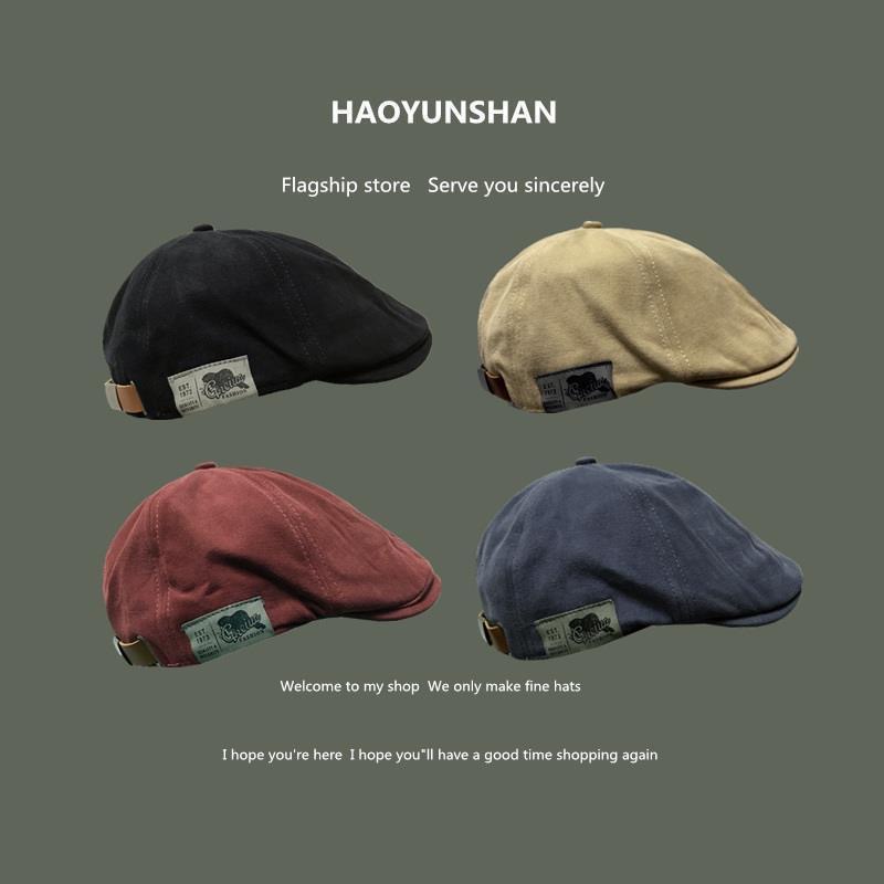 beret caps hats berets街头潮流反戴鸭嘴帽女韩版贝雷帽