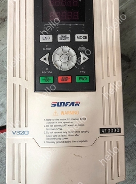 议价拆机四方V320变频器，V320-4T0030,实物拍摄具体