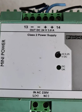 议价二手菲尼克斯电源MINI-PS-230AC/24DC/