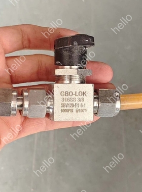 议价GBO-LOK 316SS卡套球阀，型号SBV120-H1-