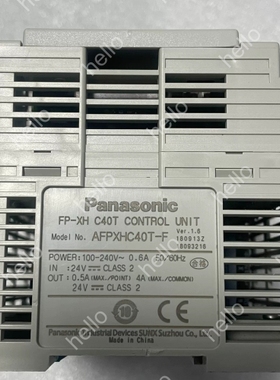 议价松下PLC可编程控制器 AFPXHC40T-F 原装正品,功