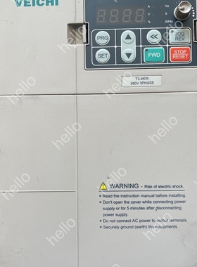 议价伟创AC80B-T4-004C，4KW，380V，变频器，剪