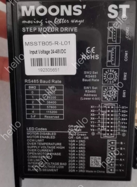 议价MOONS' 鸣志MSSTB05-R-L01，驱动器