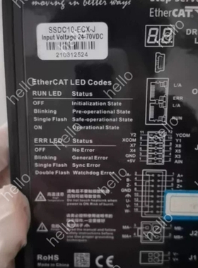 议价鸣志MOONS SSDC10-ECX-J驱动器，拆机件，功能