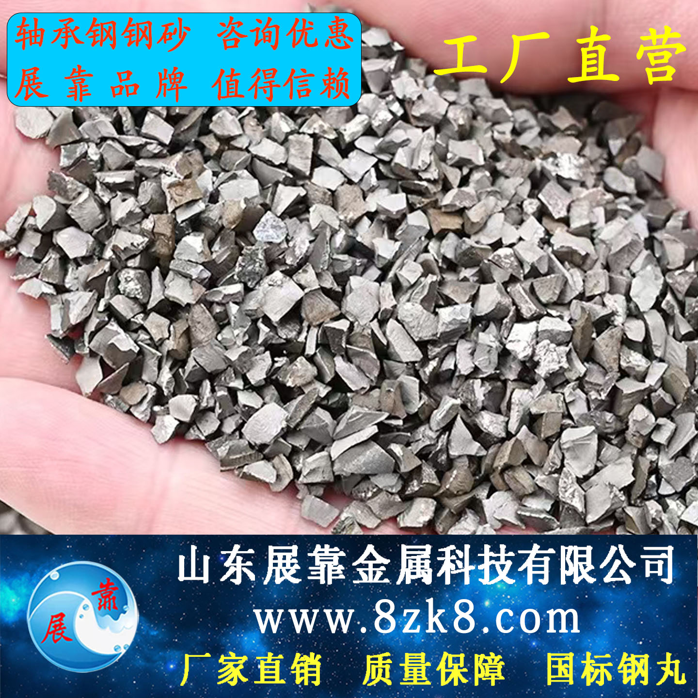 展靠金属轴承钢钢砂材质纯真直营