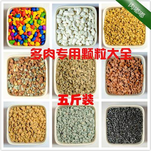 多肉植物专用颗粒土铺面石营养土陶粒火山石麦饭石绿沸石肥料包邮