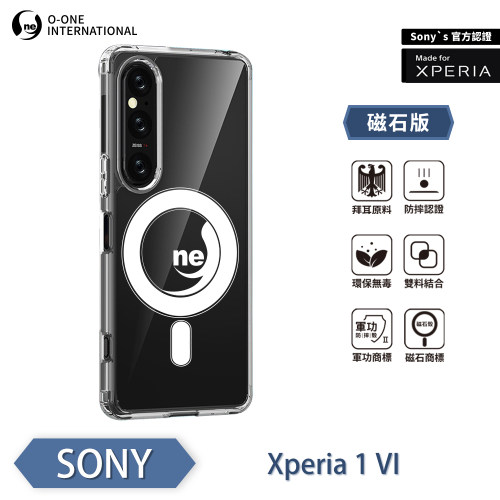 Xperia1VII/1VI磁吸透明手机壳