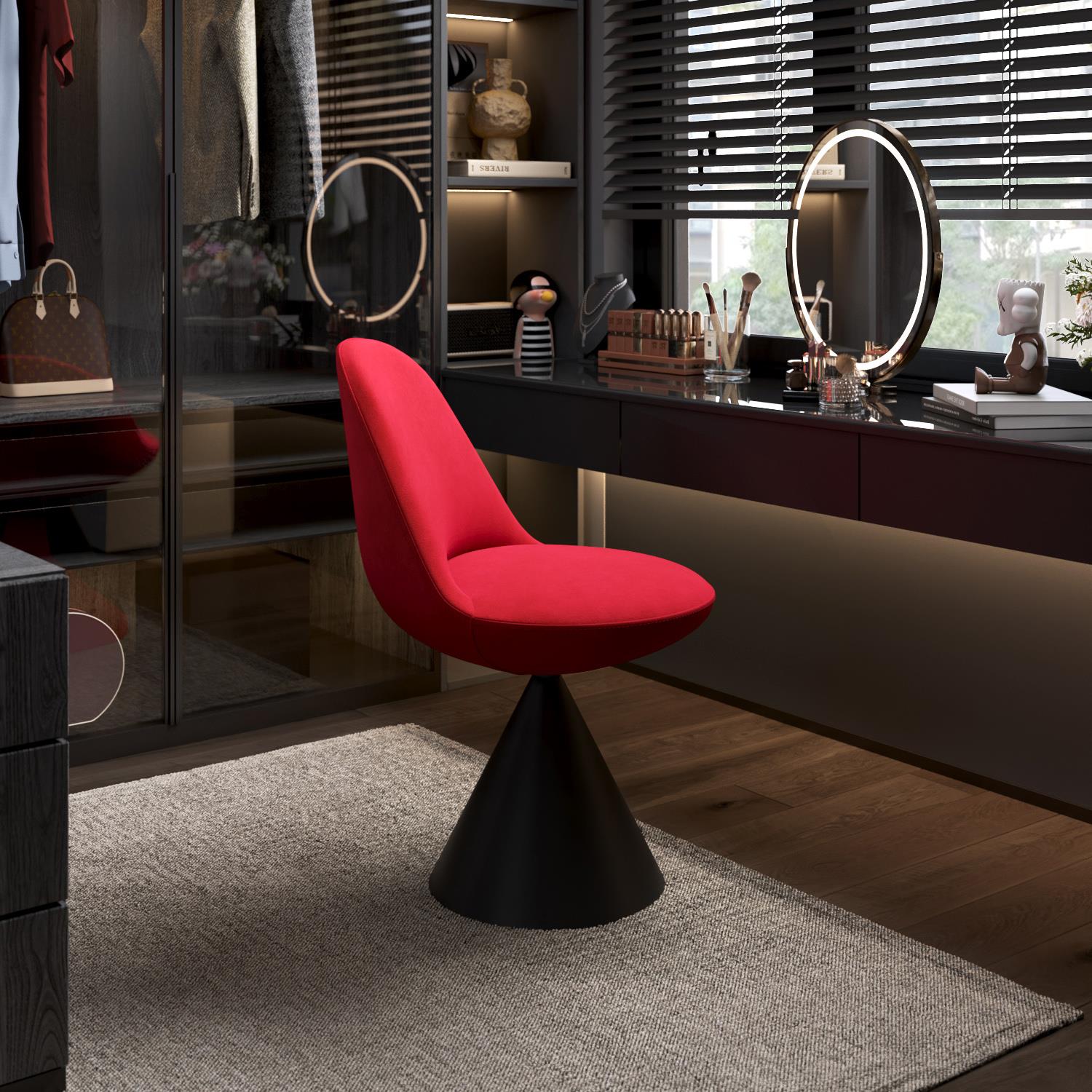 梳妆台椅子美甲椅梳妆凳化妆椅