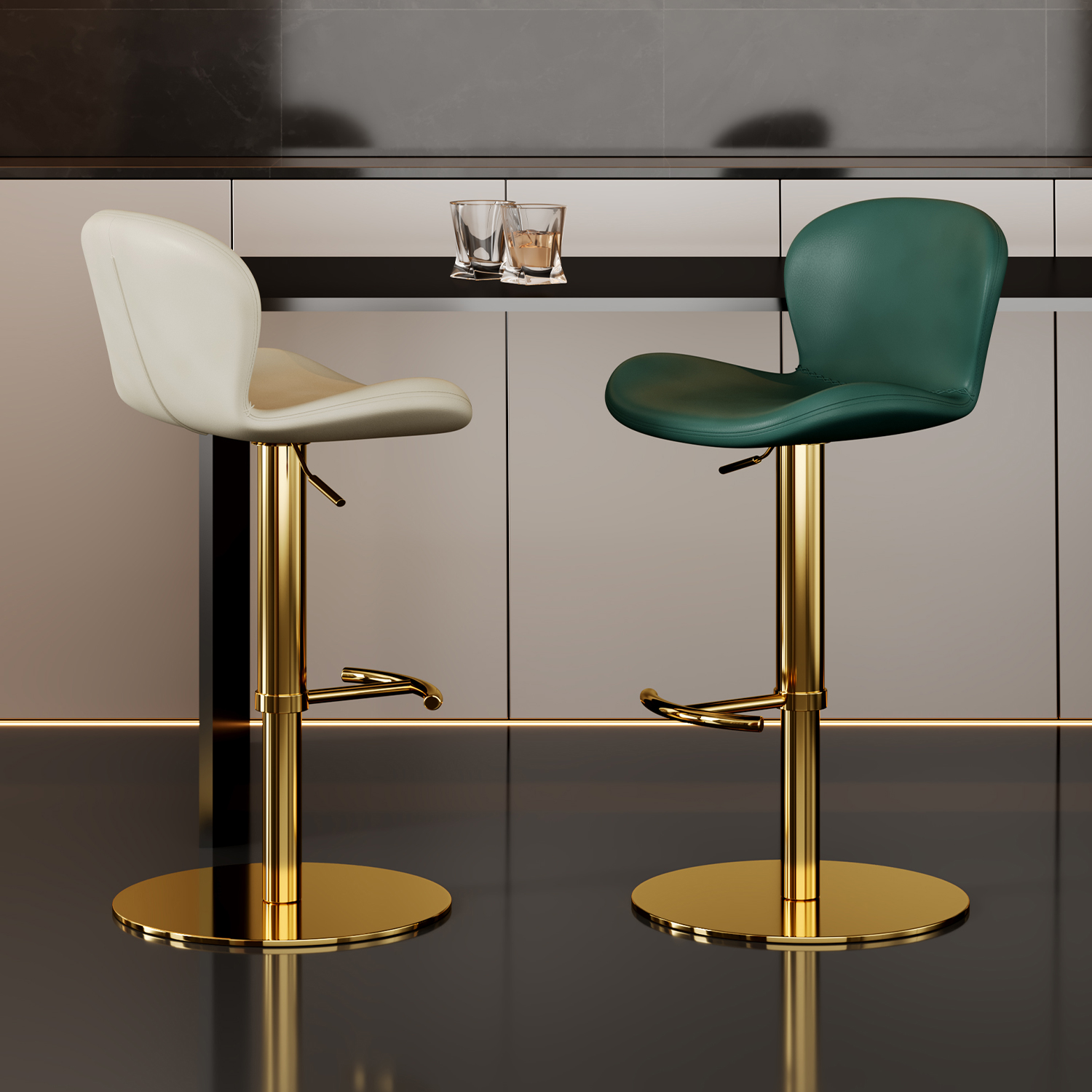 吧台椅不锈钢吧椅加高凳子高脚椅