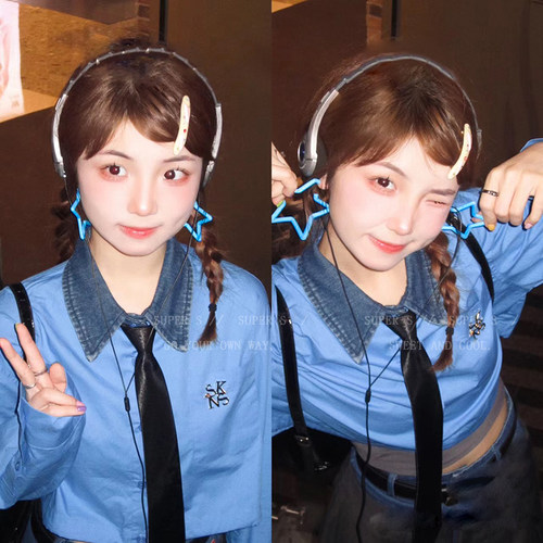 多巴胺y2k五角星星甜酷耳钉耳环