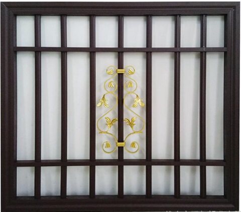 钢防盗窗栏杆合艺防防窗护栏防盗网k铝铝金阳台护栏安全盗护
