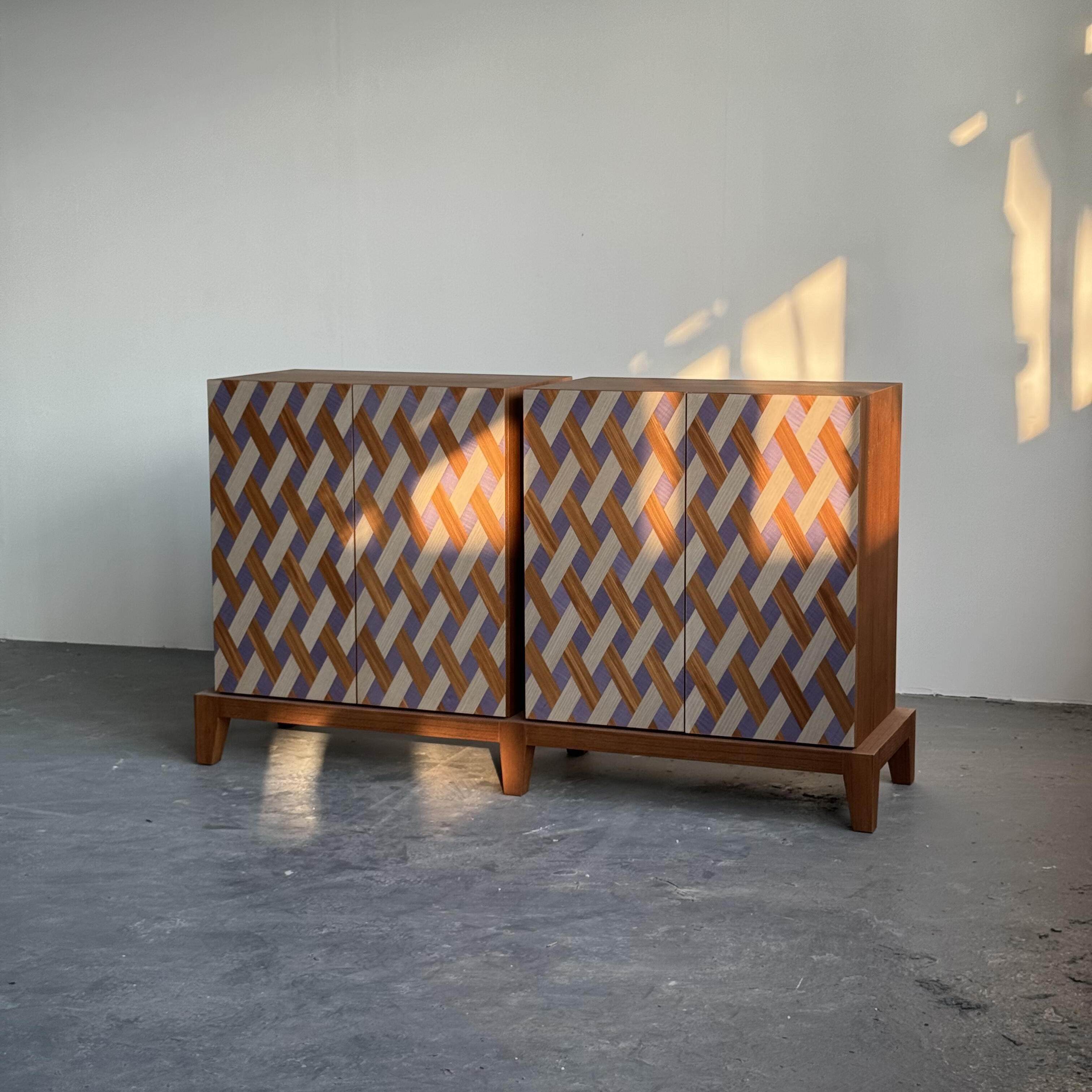 复古几何实木边柜简约客厅别墅餐边柜多层收纳柜储物柜复古玄关柜,住宅家具,餐边柜,淘宝优惠券,粉丝福利购,淘宝优惠卷